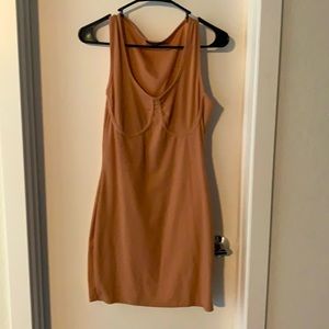 Nasty Gal Nude Bodycon Dress
